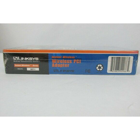 Linksys Instant Wireless PCI Adapter Model WDT11 NEW Sealed - Picture 3 of 5